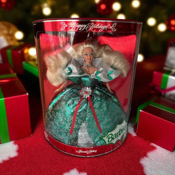 MATTEL Happy Holidays Special Edition 1995 Barbie Doll NEW NIB - Picture 1 of 7